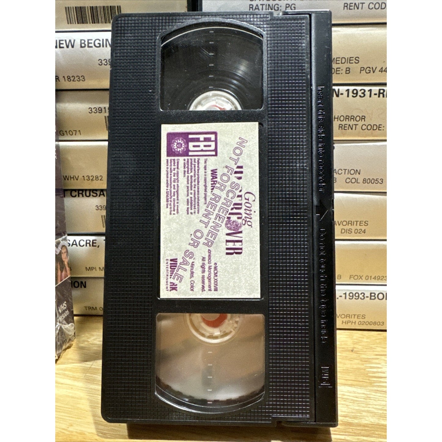 Going Undercover Promo Screener - VHS 1985 Chris Lemmon Lea Thompson Sex Comedy Screener Promo