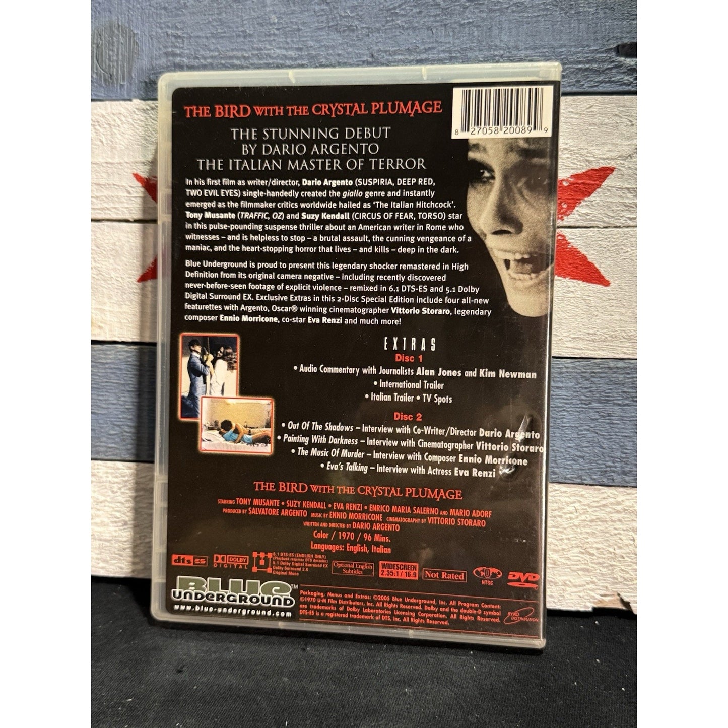 The Bird with the Crystal Plumage - DVD Used