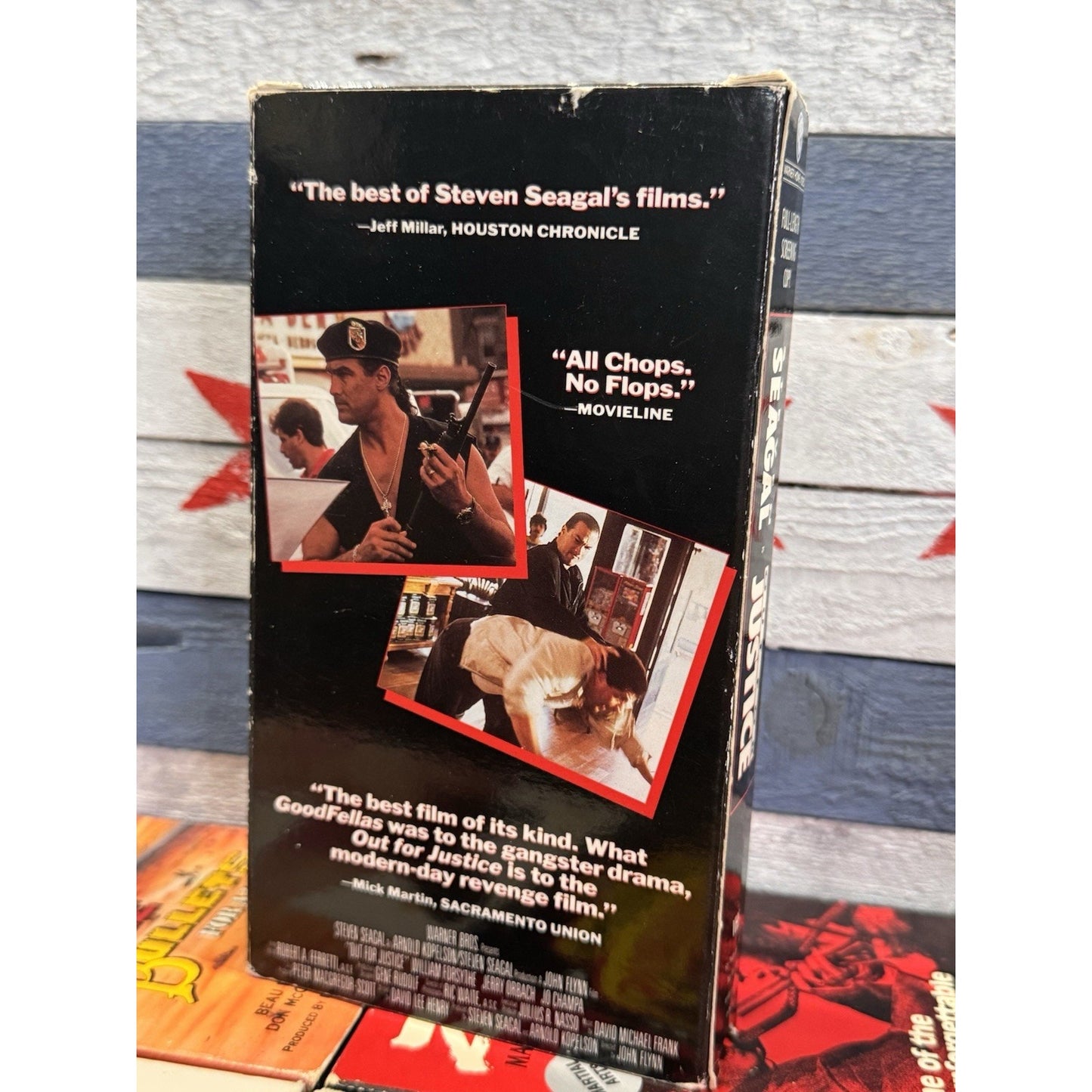 Out For Justice Promo Screener - VHS Used