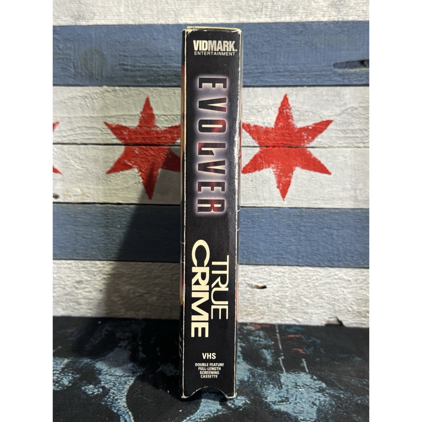 True Crime & Evolver Double Feature Promo Screener - VHS Used