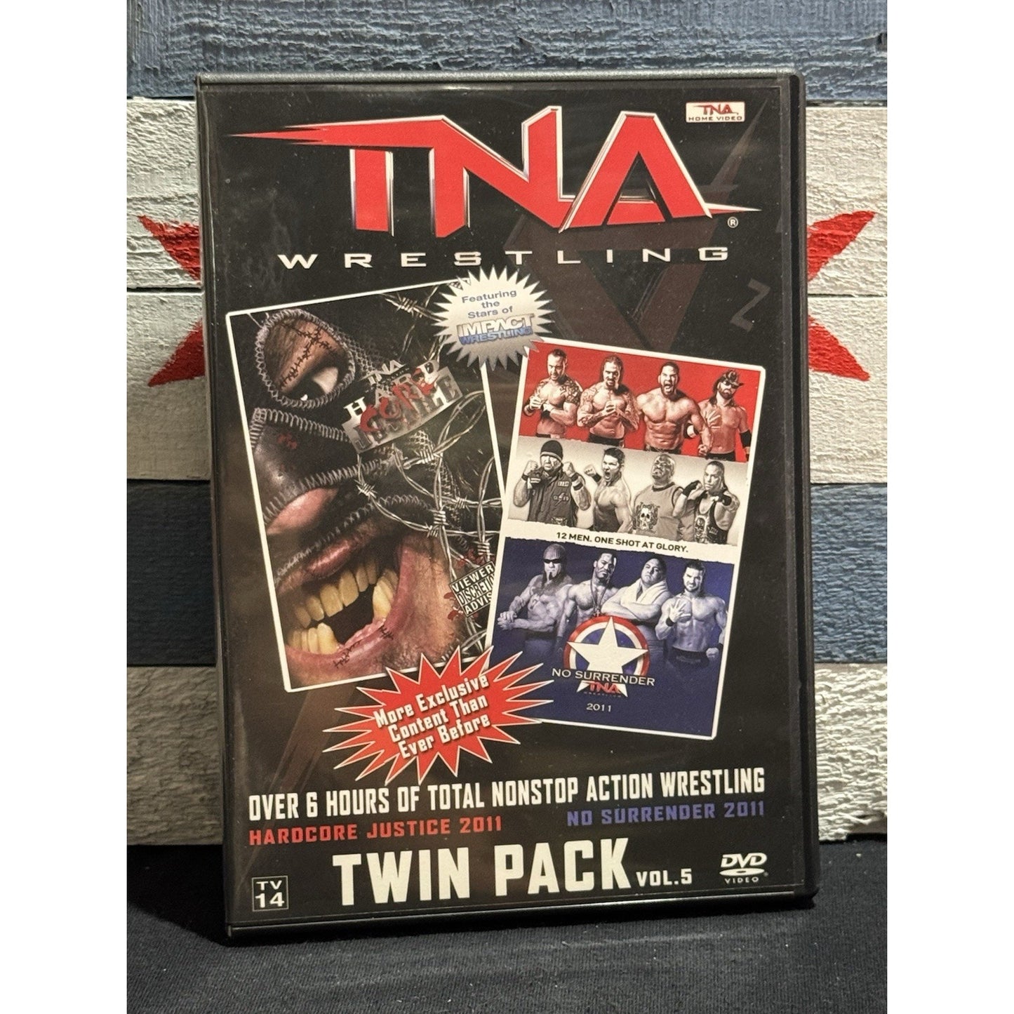 TNA Wrestling Hardcore Justice 2011 / No Surrender 2011 Twin Pack Vol. 5 - DVD Used