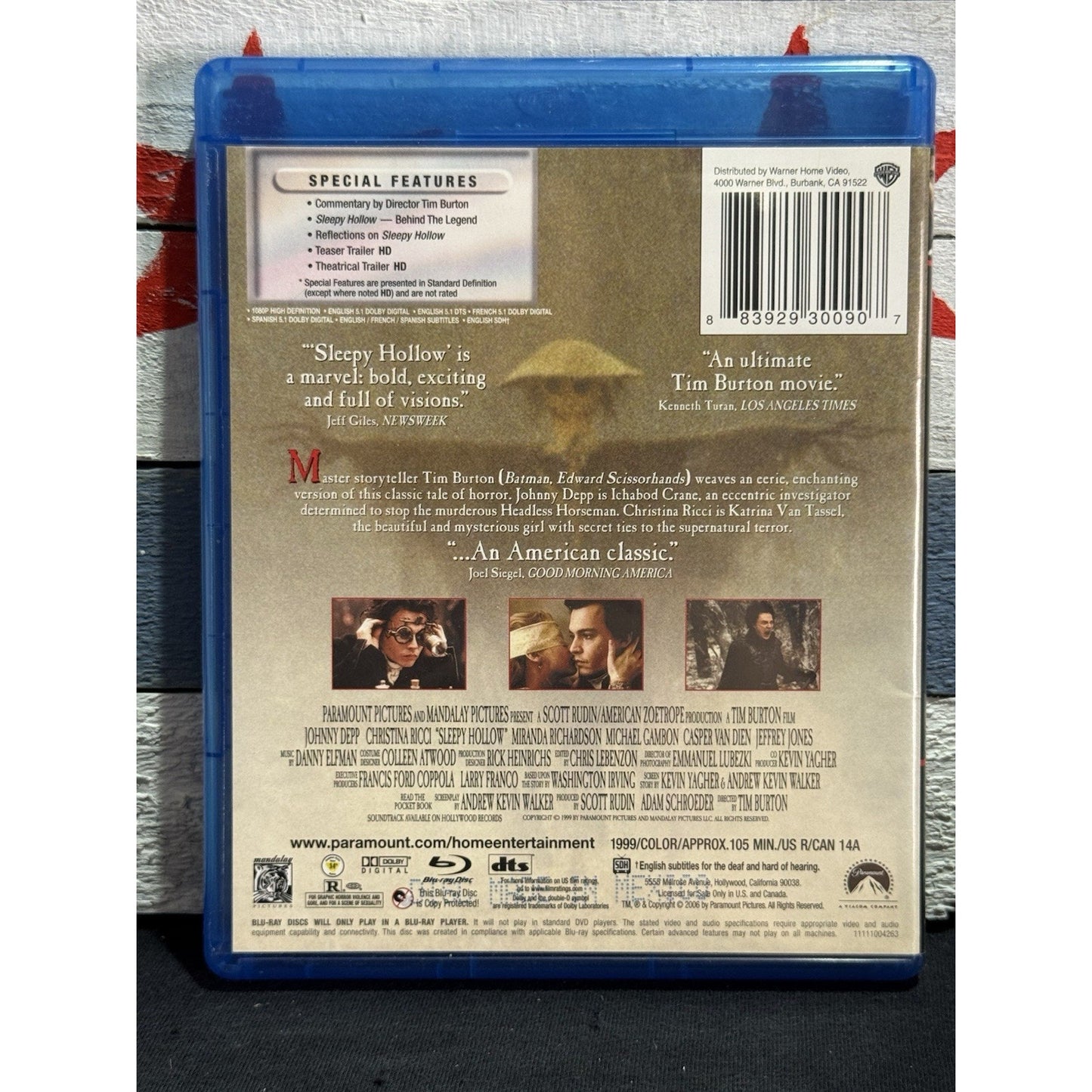 Sleepy Hollow - Blu-Ray Used