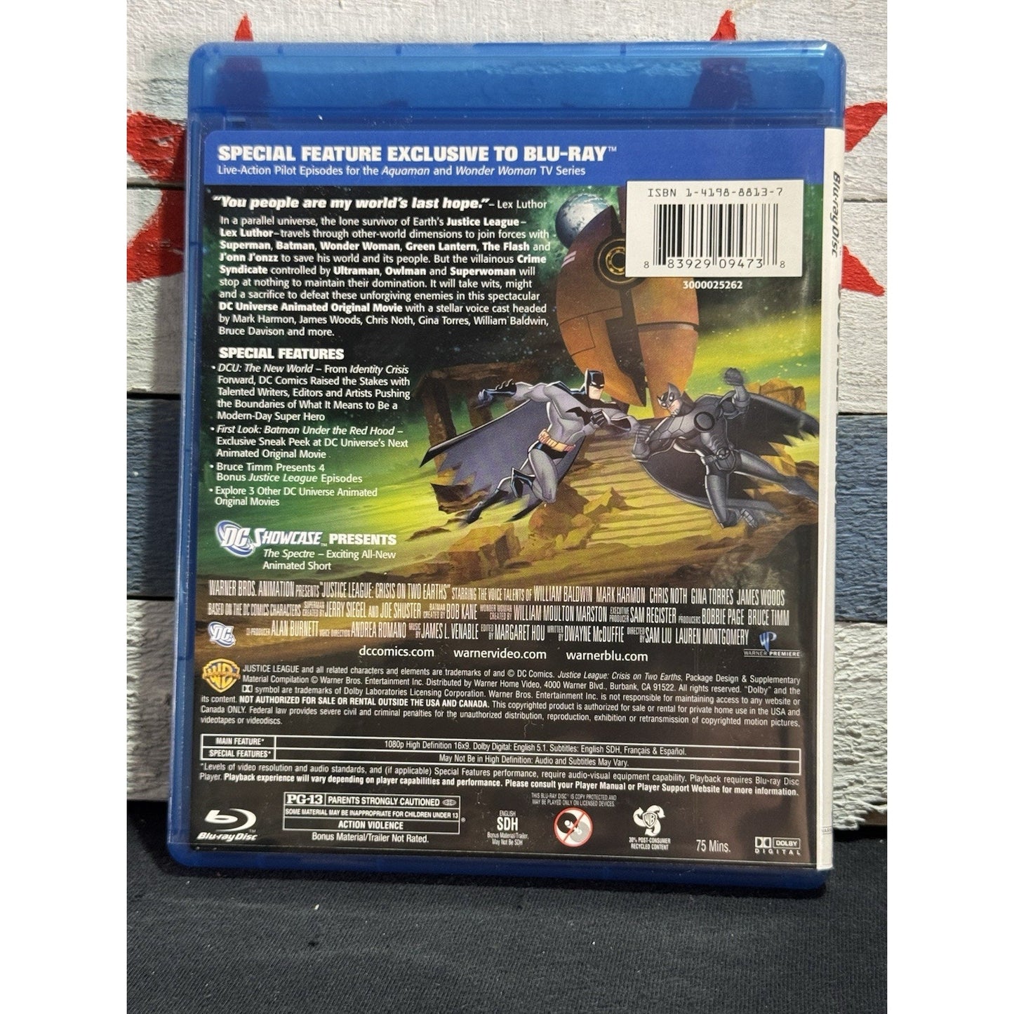 Justice League: Crisis on Two Earths - Blu-Ray Used