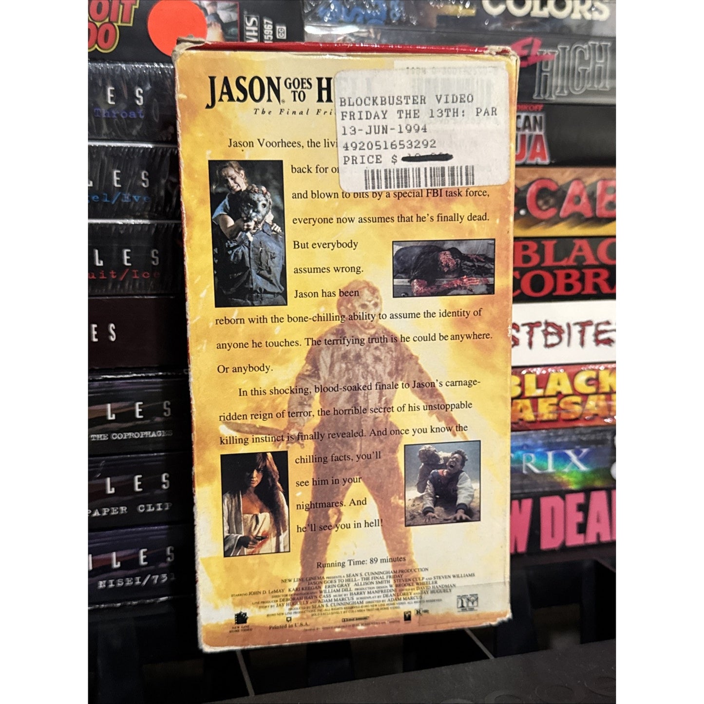 Jason Goes to Hell: The Final Friday - VHS Used