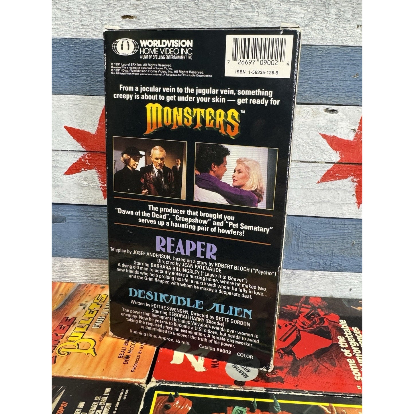 Monsters: Reaper & Desirable Alien - VHS Used