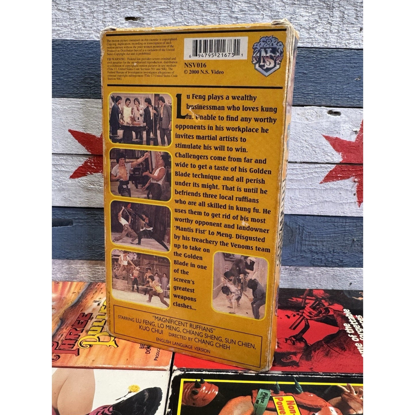 The Venoms Magnificent Ruffians - VHS Used