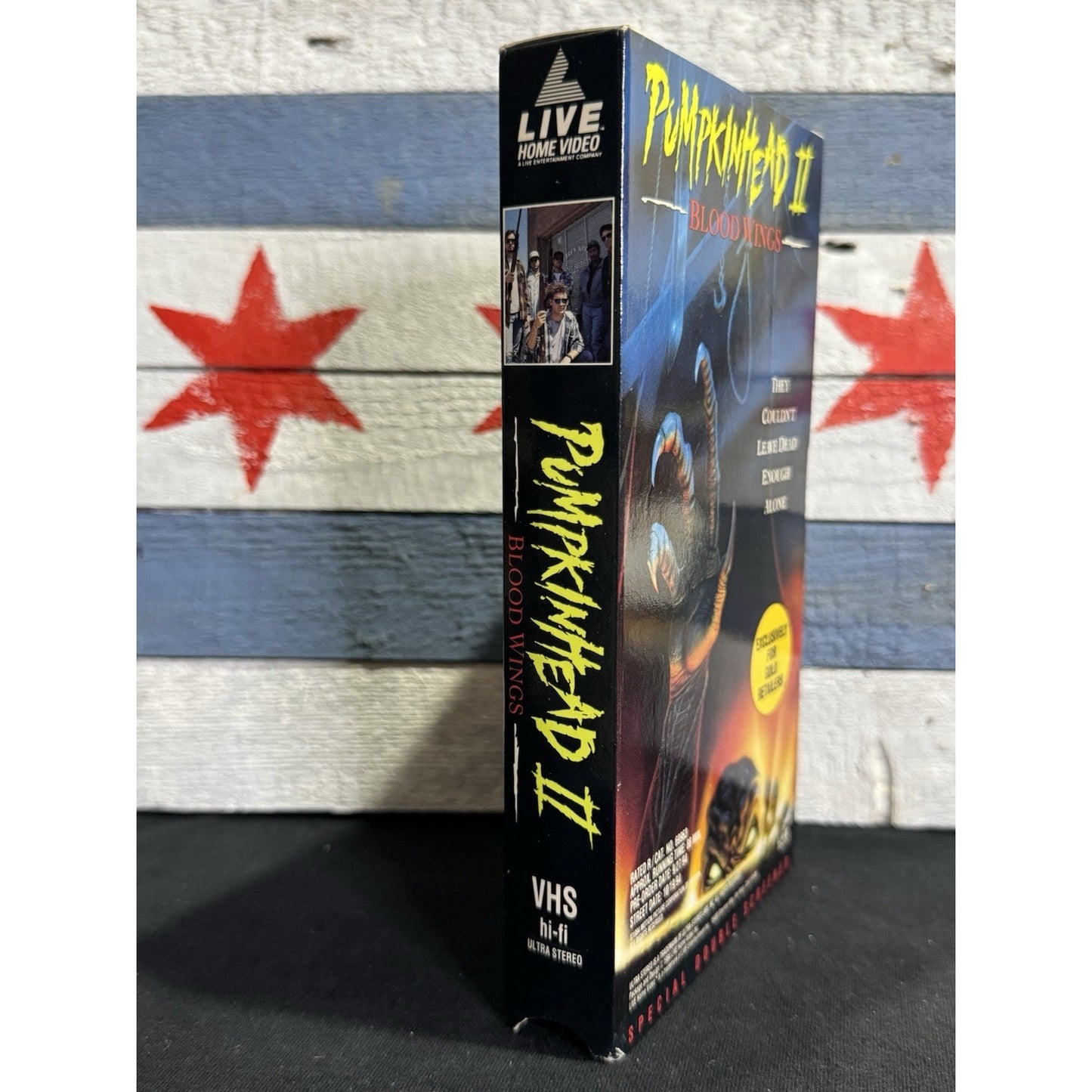 Pumpkinhead 2 & Army Of One Double Promo Screener - VHS Used
