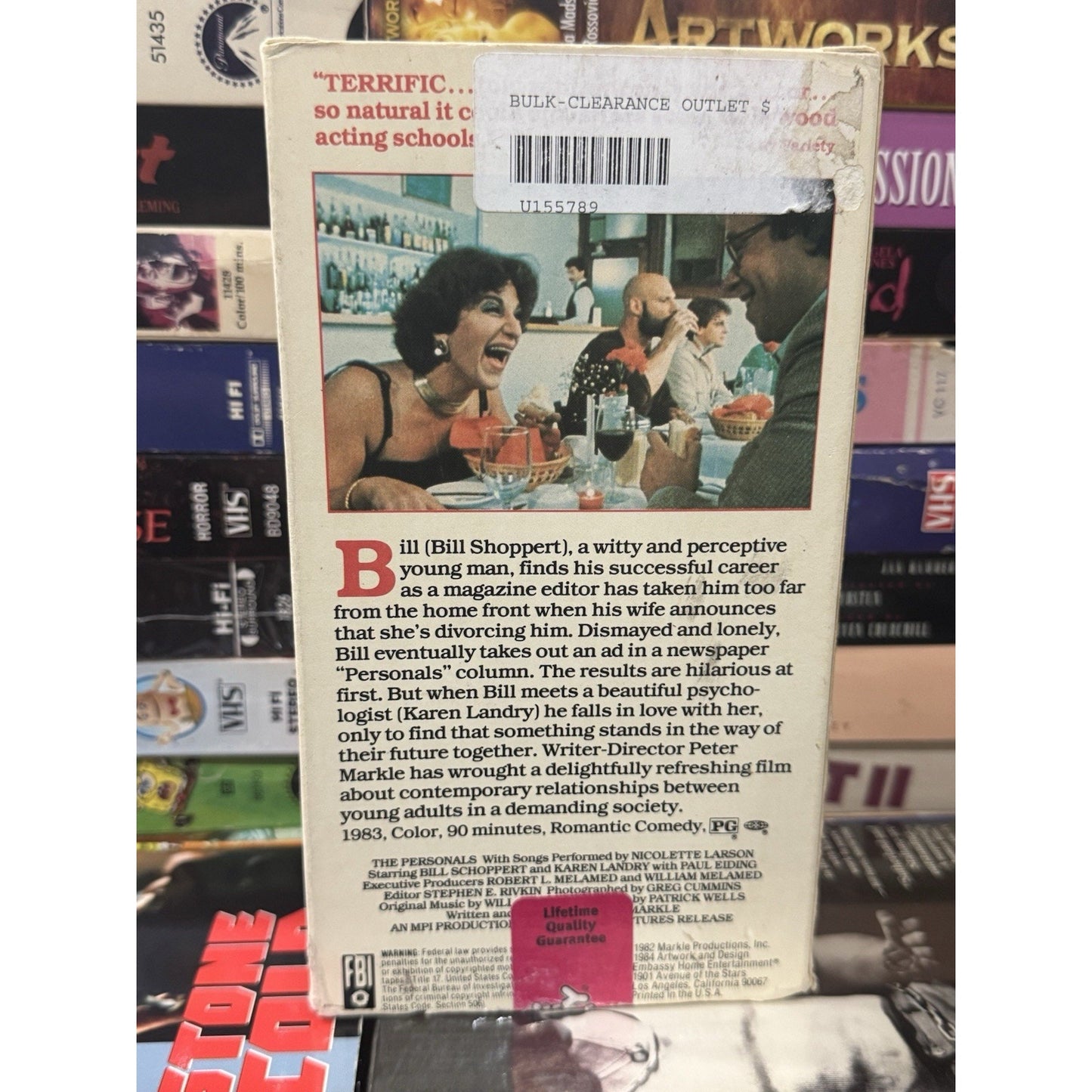 The Personals - VHS Used