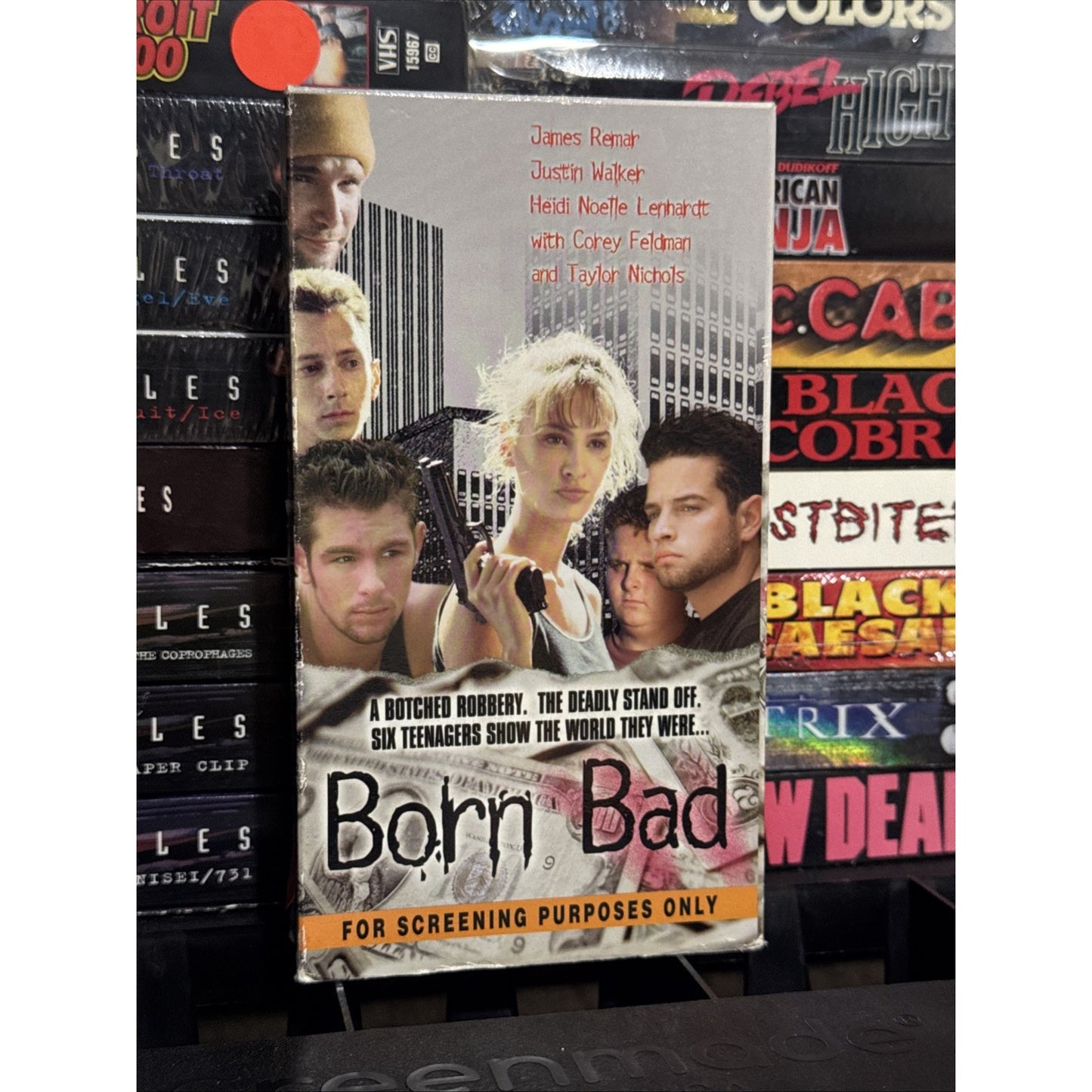 Born Bad Promo Screener - VHS Used