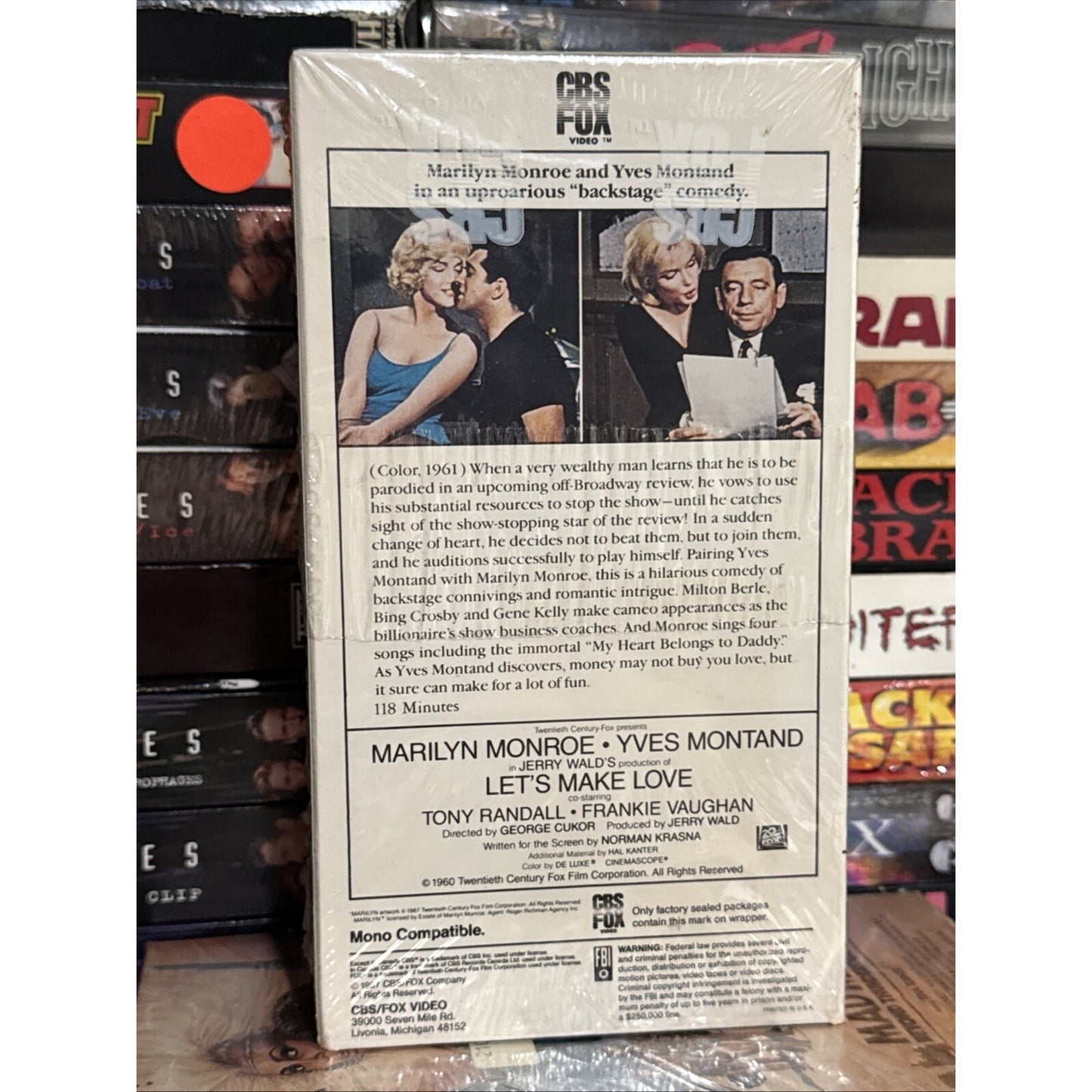 Marilyn Monroe Let's Make Love - VHS Used