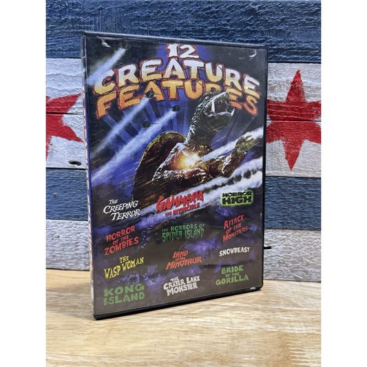12 Creature Features  - DVD Used