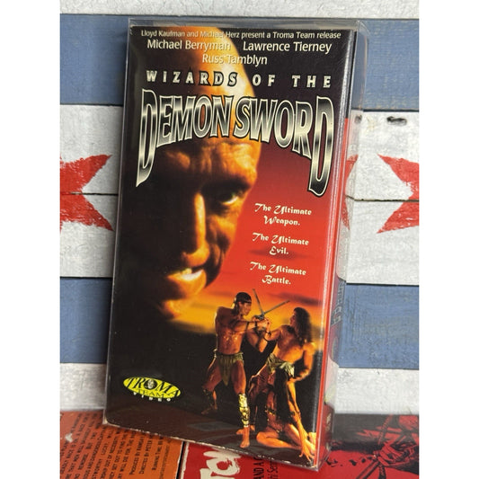 Wizards of the Demon Sword Cut Box - VHS Used