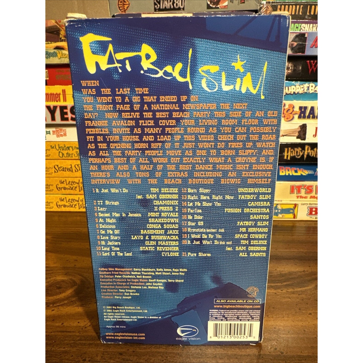 Fat Boy Slim Big Beach Boutique II Live On Brighton Beach - VHS Used
