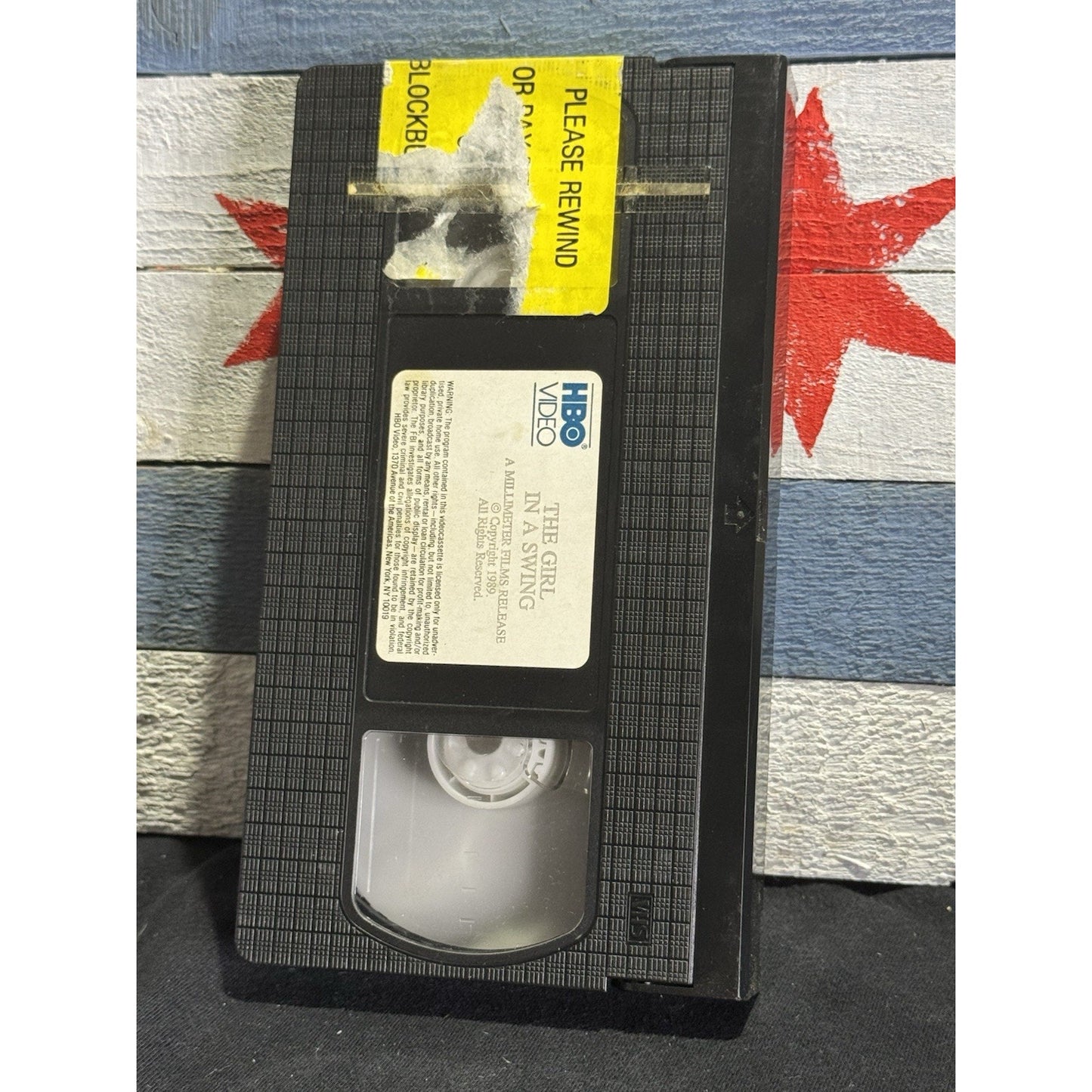 The Girl In A Swing - VHS Used