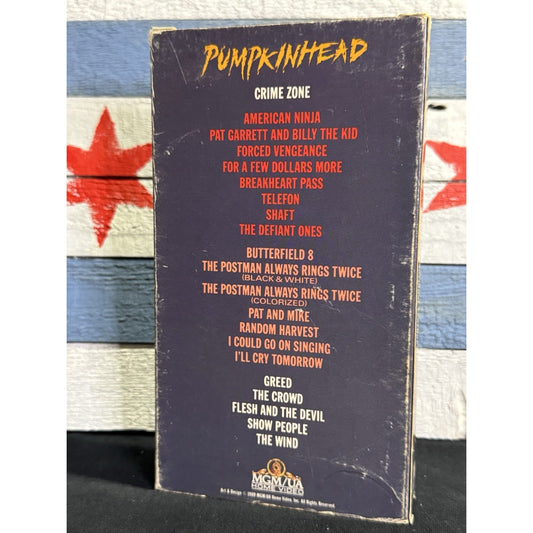 Pumpkinhead Promo Screener - VHS Used