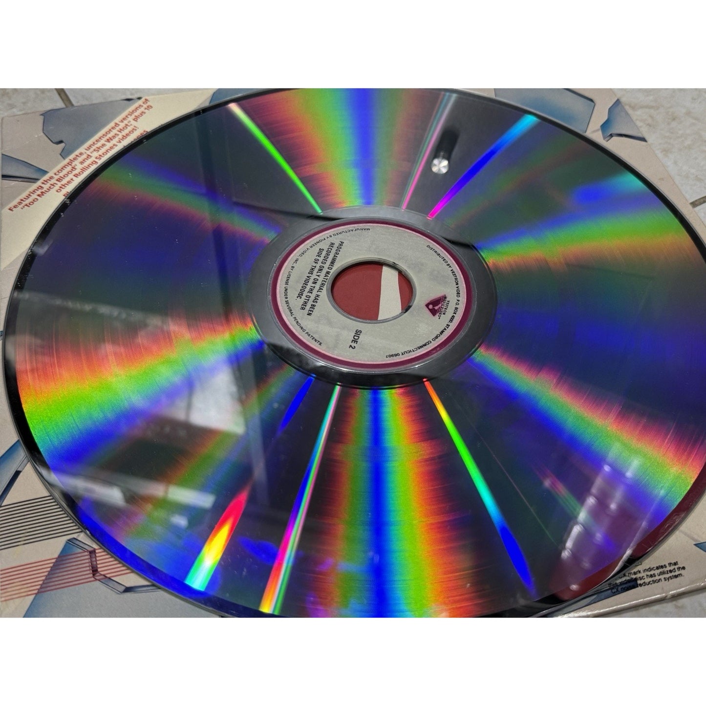 The Rolling Stones Video Rewind - Laserdisc Used