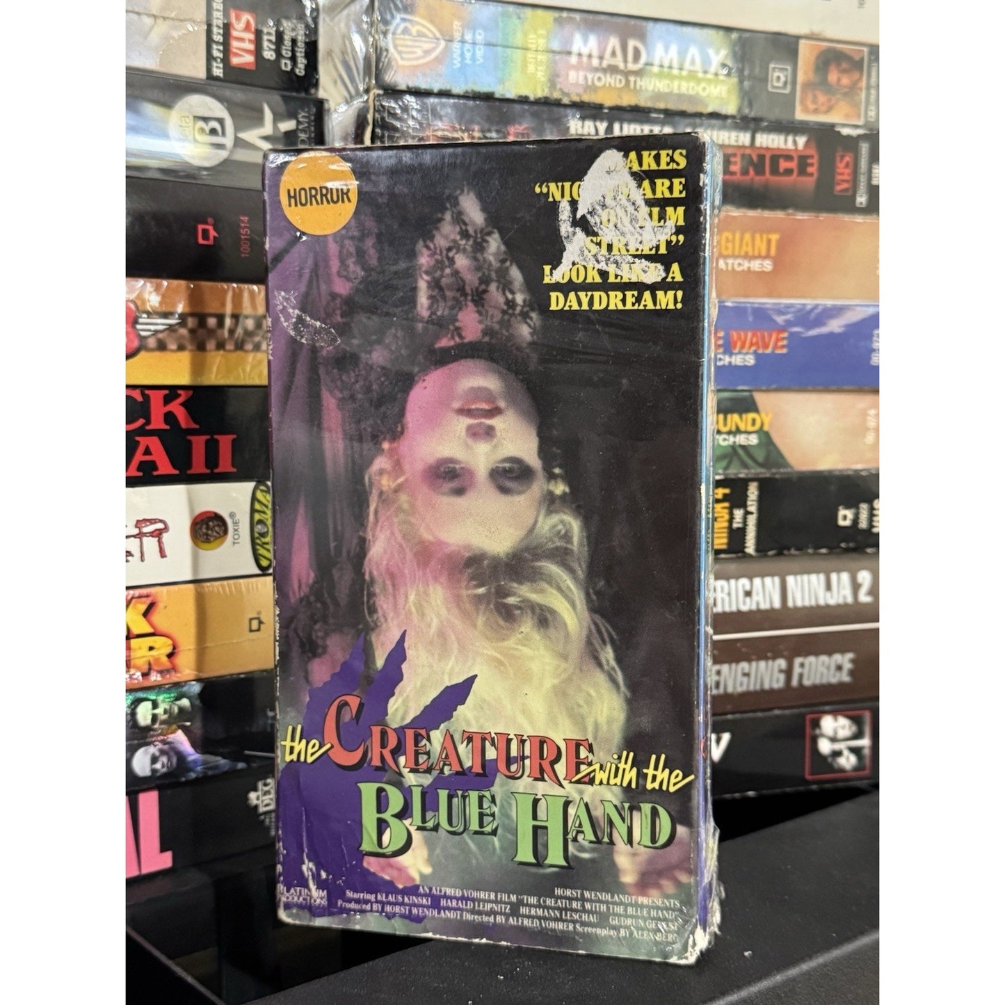 The Creature With The Blue Hand - VHS Used