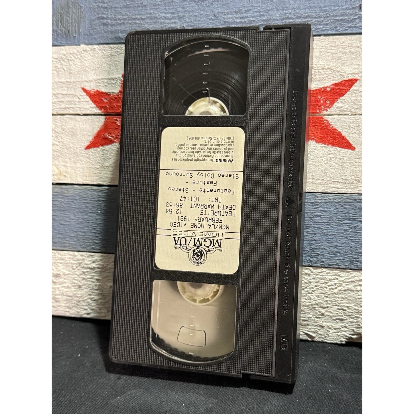 Death Warrant Screener - VHS Used