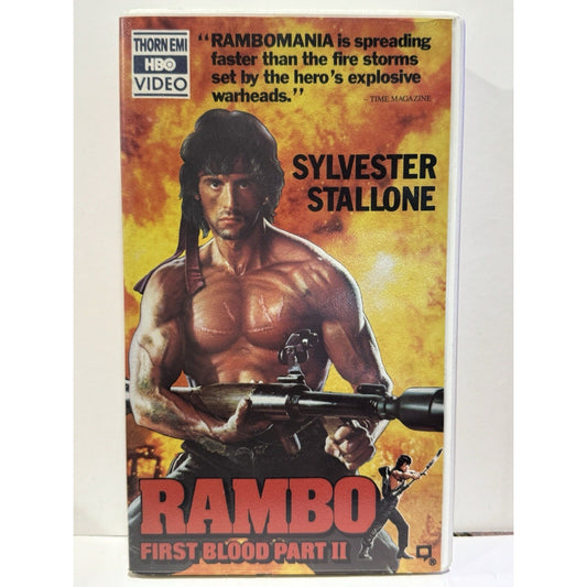 Rambo First Blood Part 2 - VHS Used