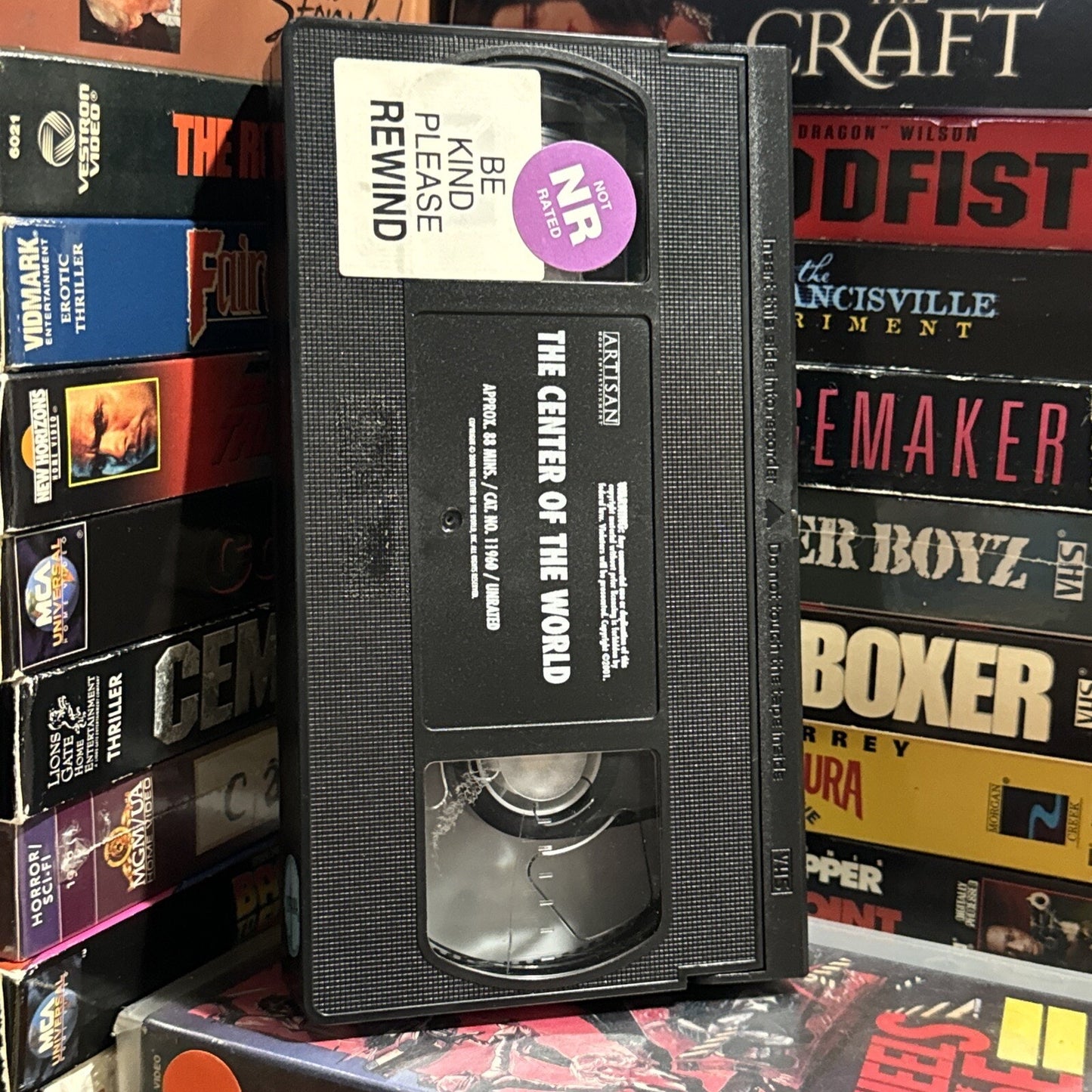 The Center Of The World - VHS Used