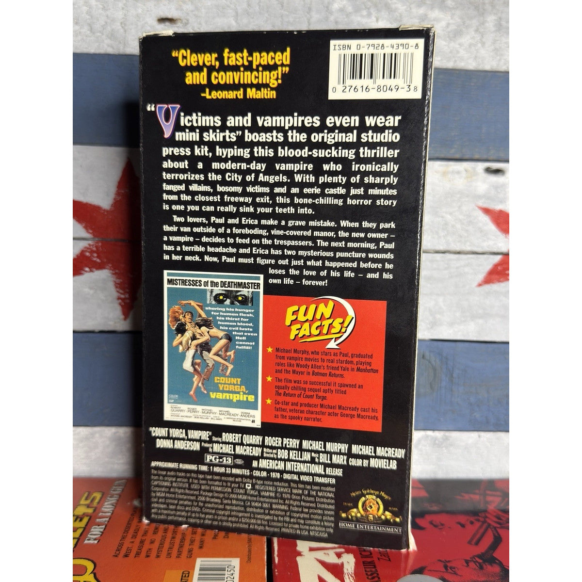 Count Yorga Vampire - VHS Used