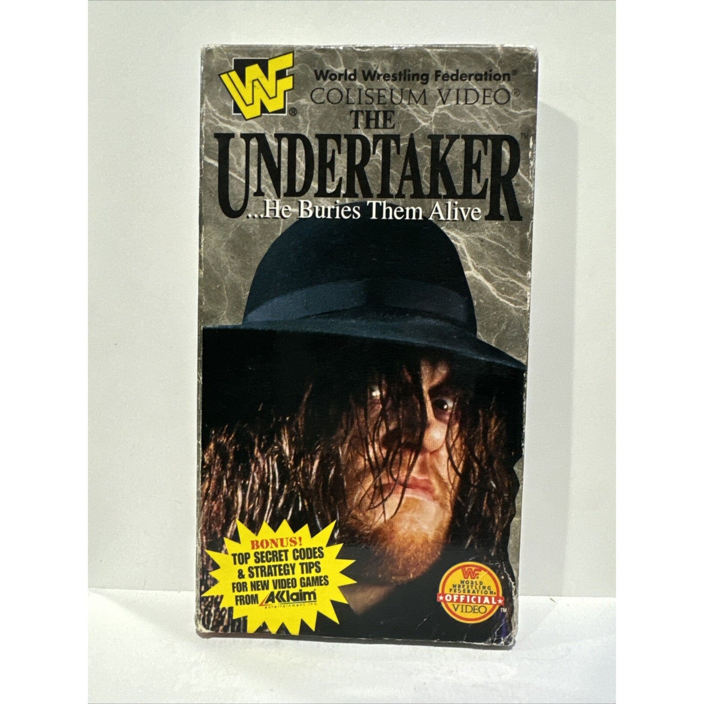 WWF The Undertaker...He Buries Them Alive - VHS Used