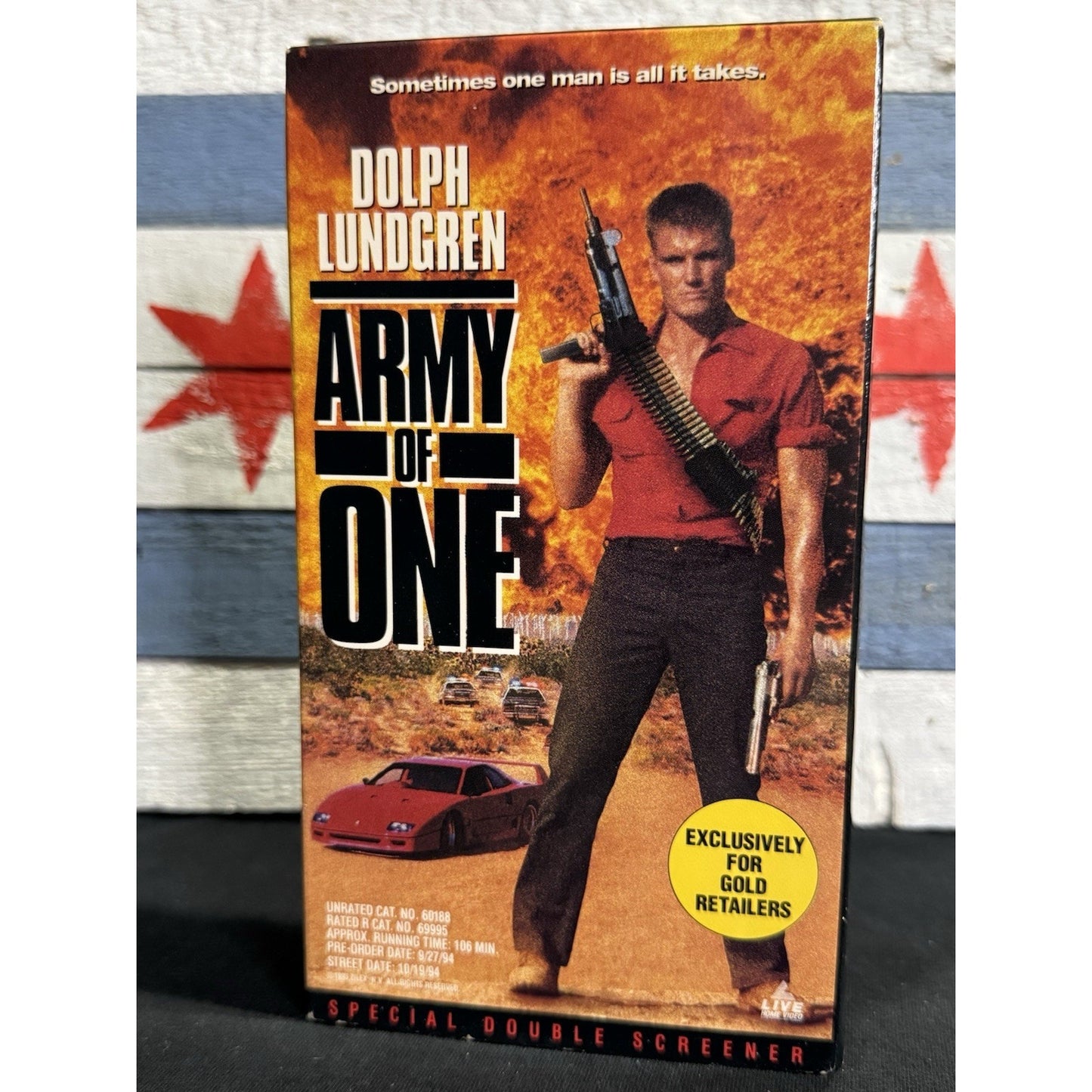 Pumpkinhead 2 & Army Of One Double Promo Screener - VHS Used