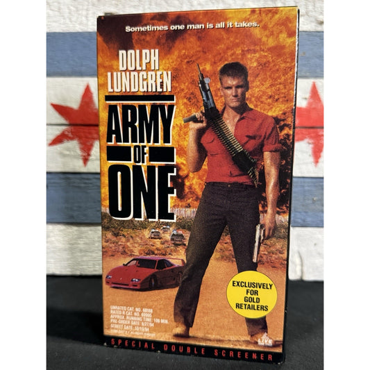 Pumpkinhead 2 & Army Of One Double Promo Screener - VHS Used