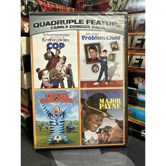 Kindergarten Cop / Problem Child / Kicking & Screaming / Major Payne - DVD