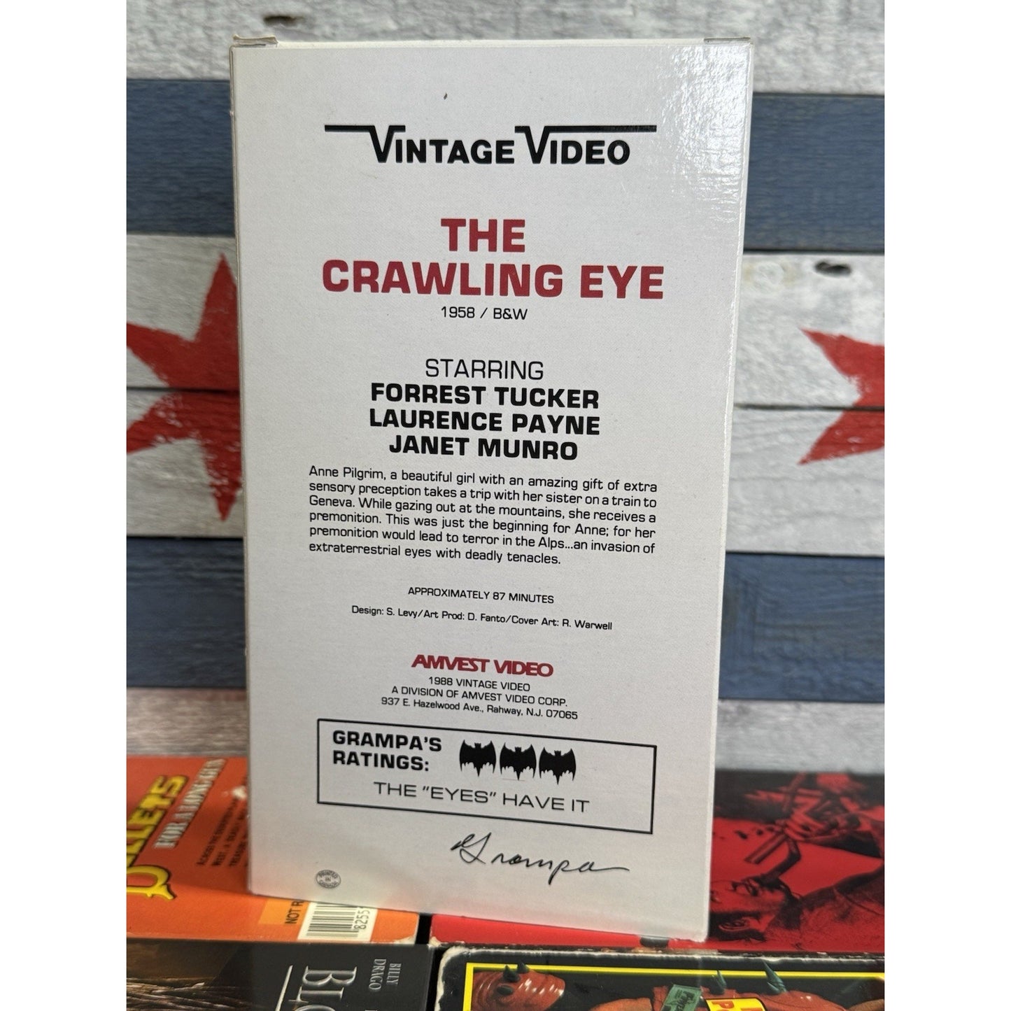 Grampa Presents The Crawling Eye - VHS Used