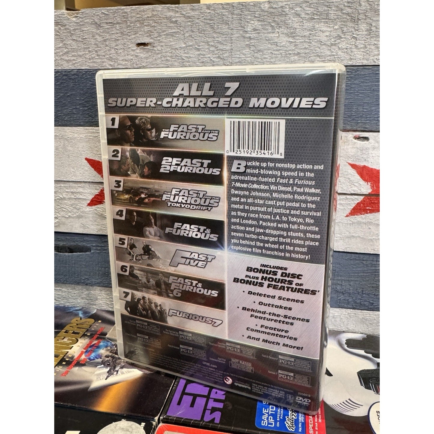 Fast & Furious 7-Movie Collection - DVD Used