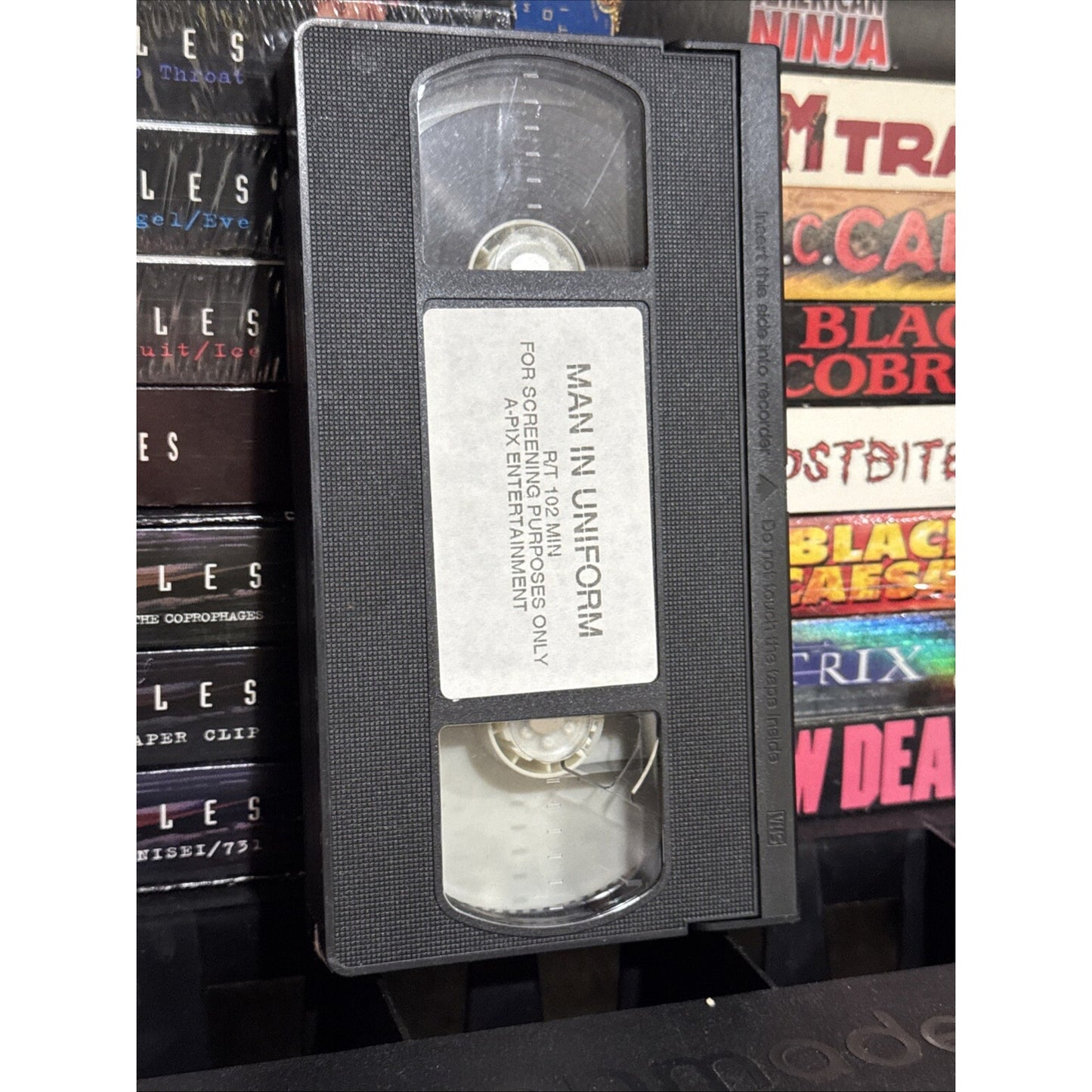 A Man In Uniform Promo Screener - VHS Used