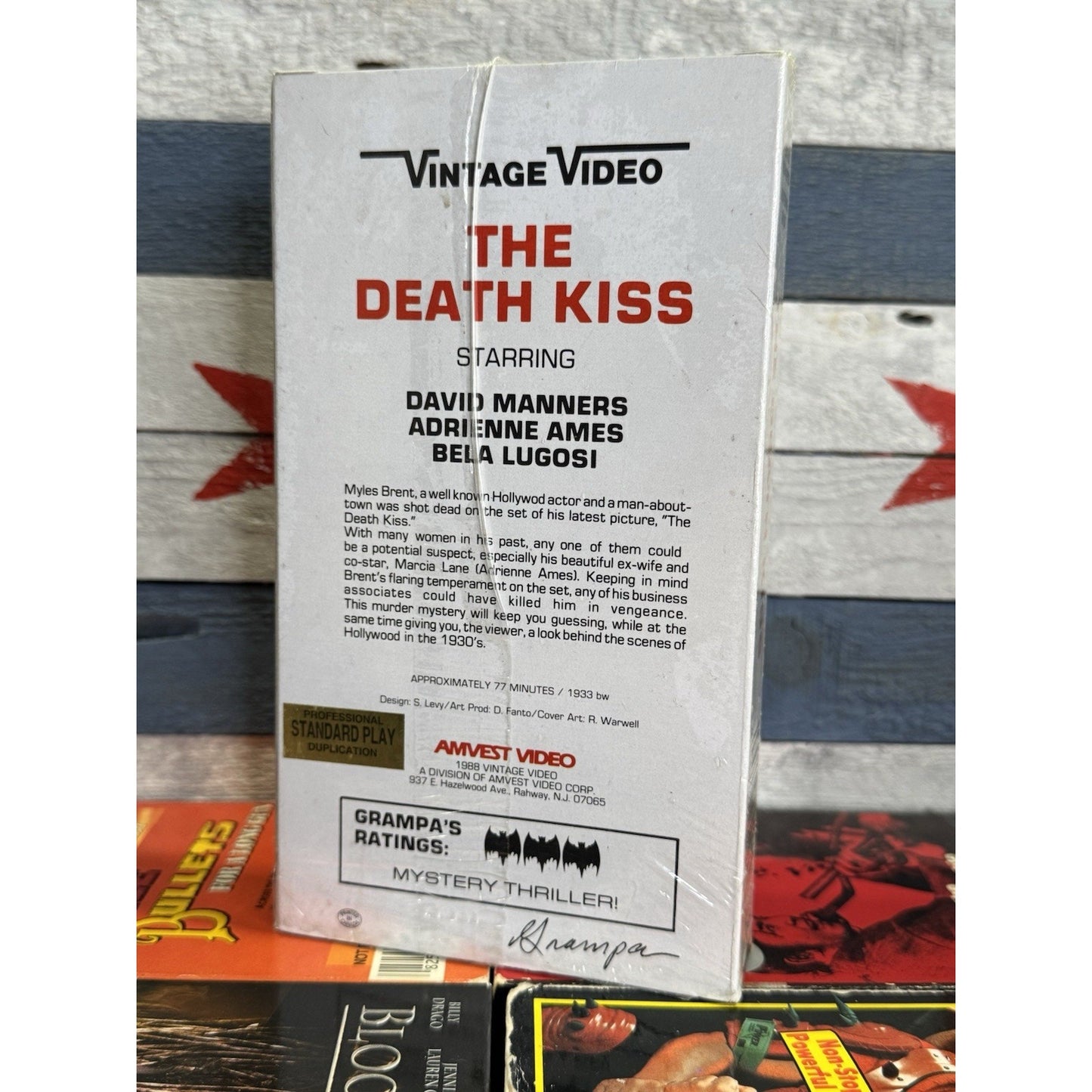 Grampa Presents: The Death Kiss - VHS Used