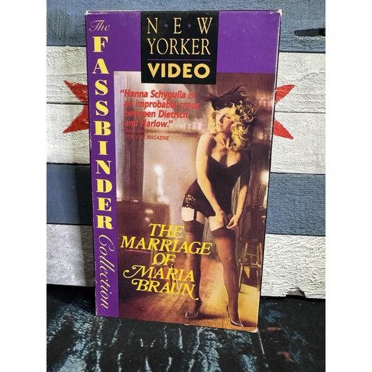 The Marriage of Maria Braun - VHS Used