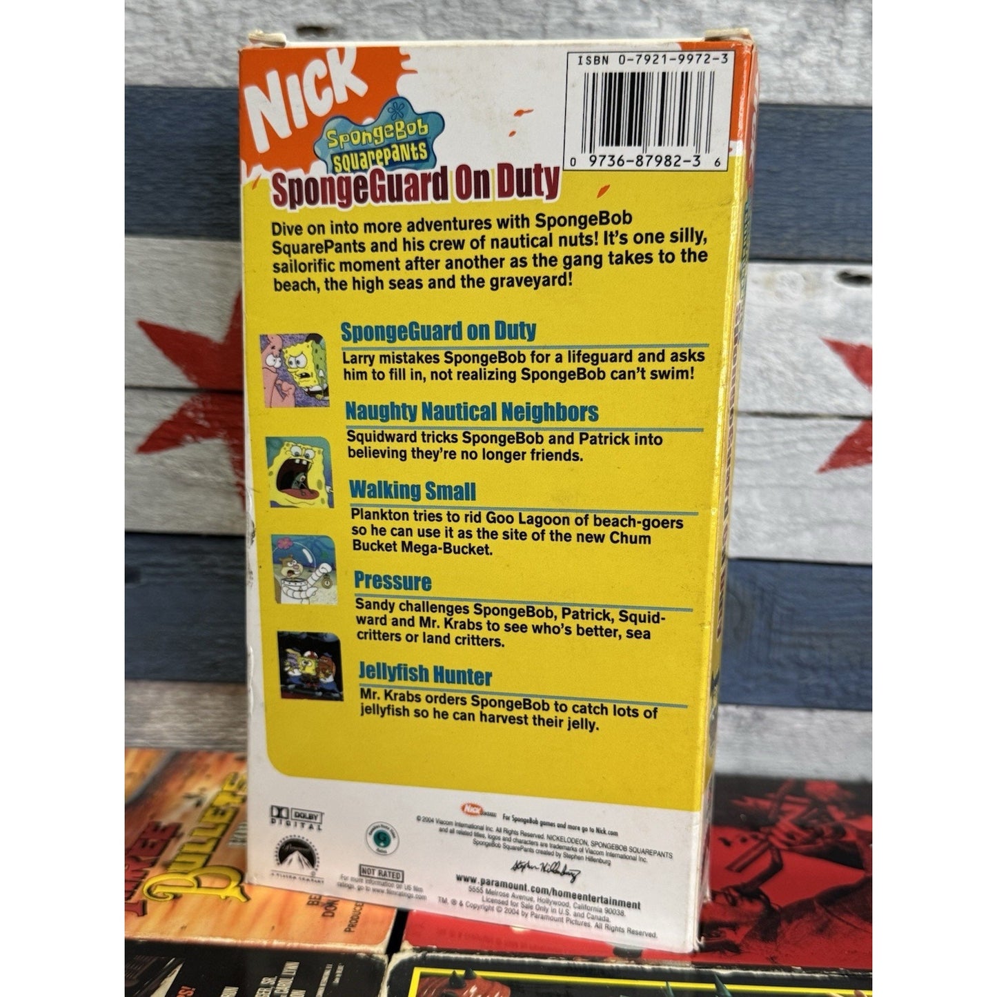 SpongeBob Squarepants : Spongeguard on Duty - VHS Used