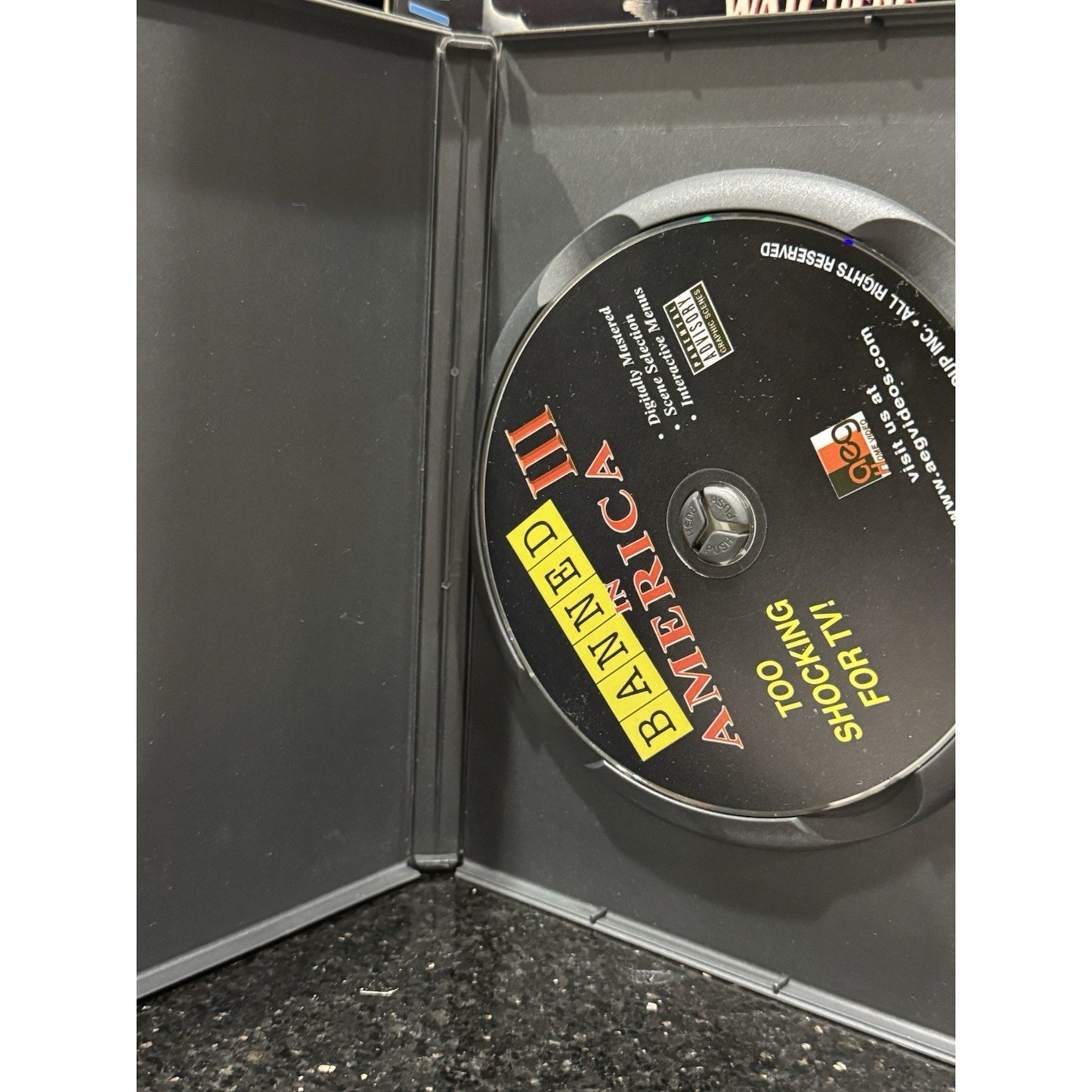 Banned In America III - Brain Damage Films DVD Used