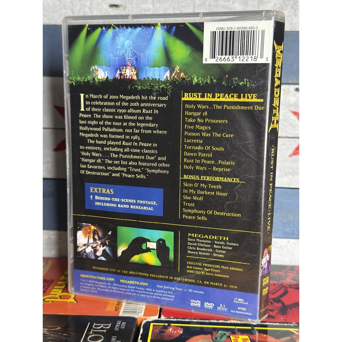 Megadeath Rust in Peace Live - DVD Used