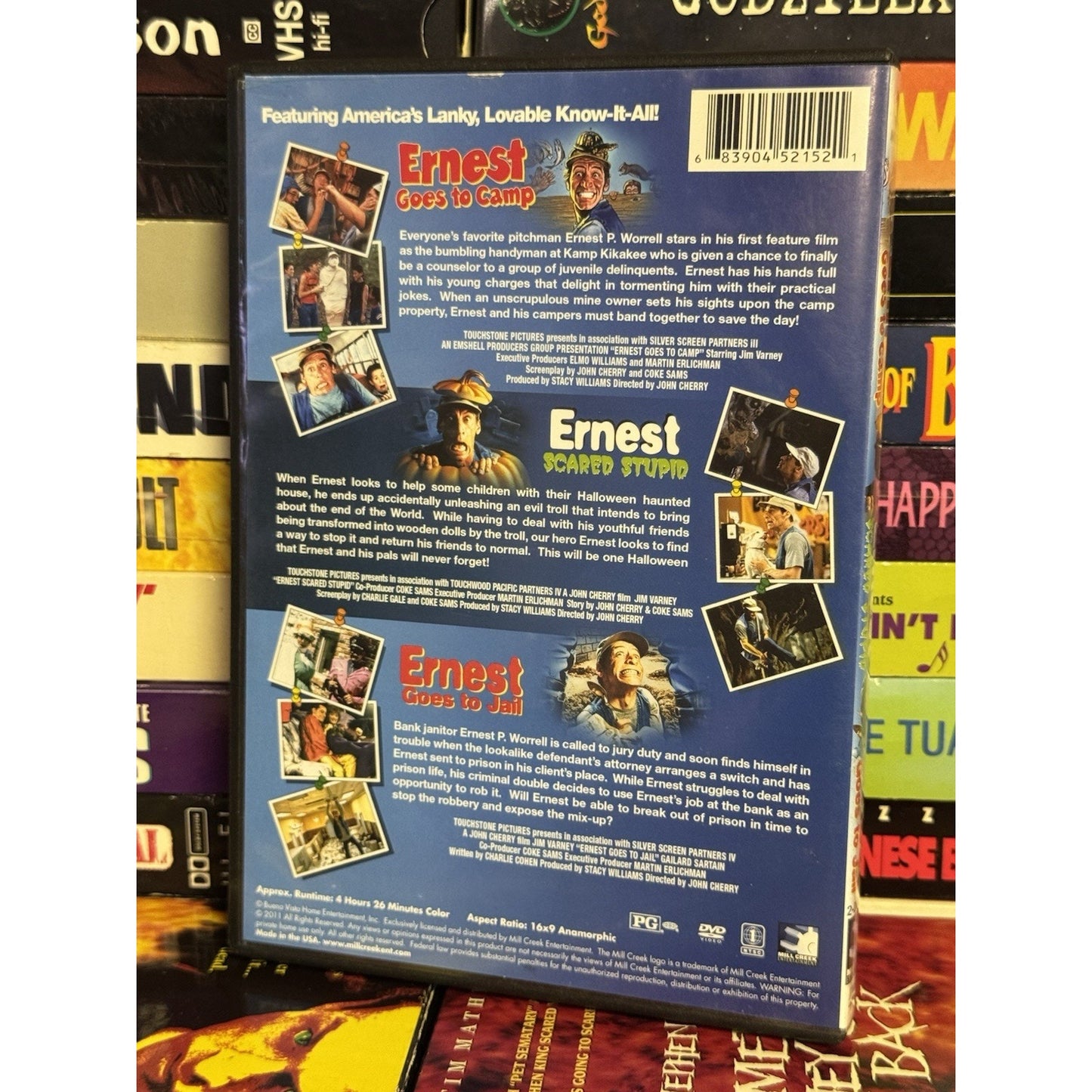 Ernest Goes to Camp / Ernest Scared Stupid / Ernest Goes to Jail  - DVD Used