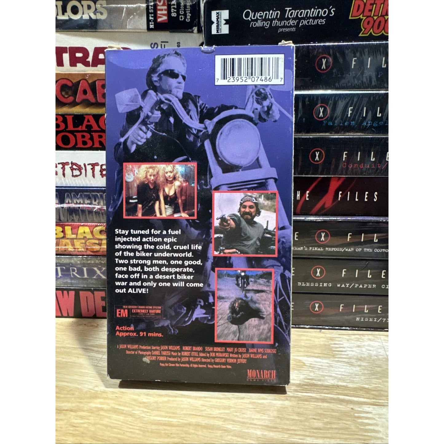 Death Riders Promo Screener - VHS Used