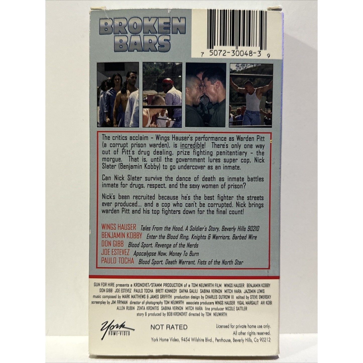Broken Bars - VHS Used