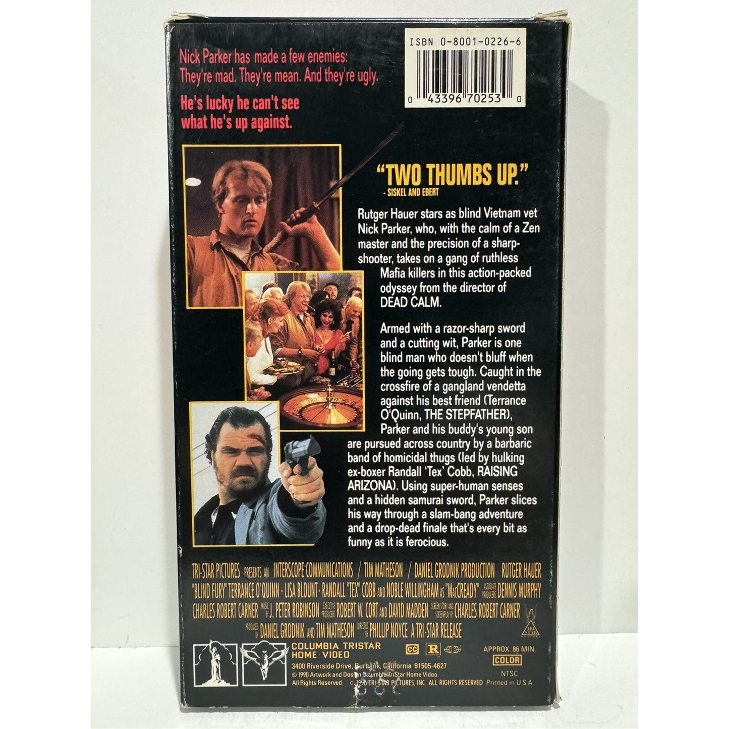 Blind Fury - VHS Used