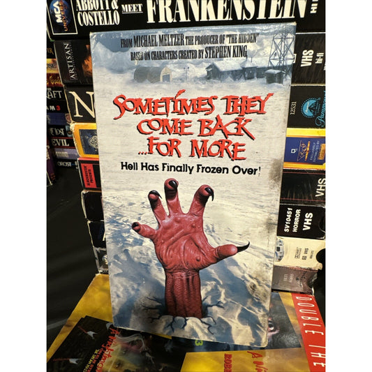 Sometimes They Come Back For More... - VHS Used
