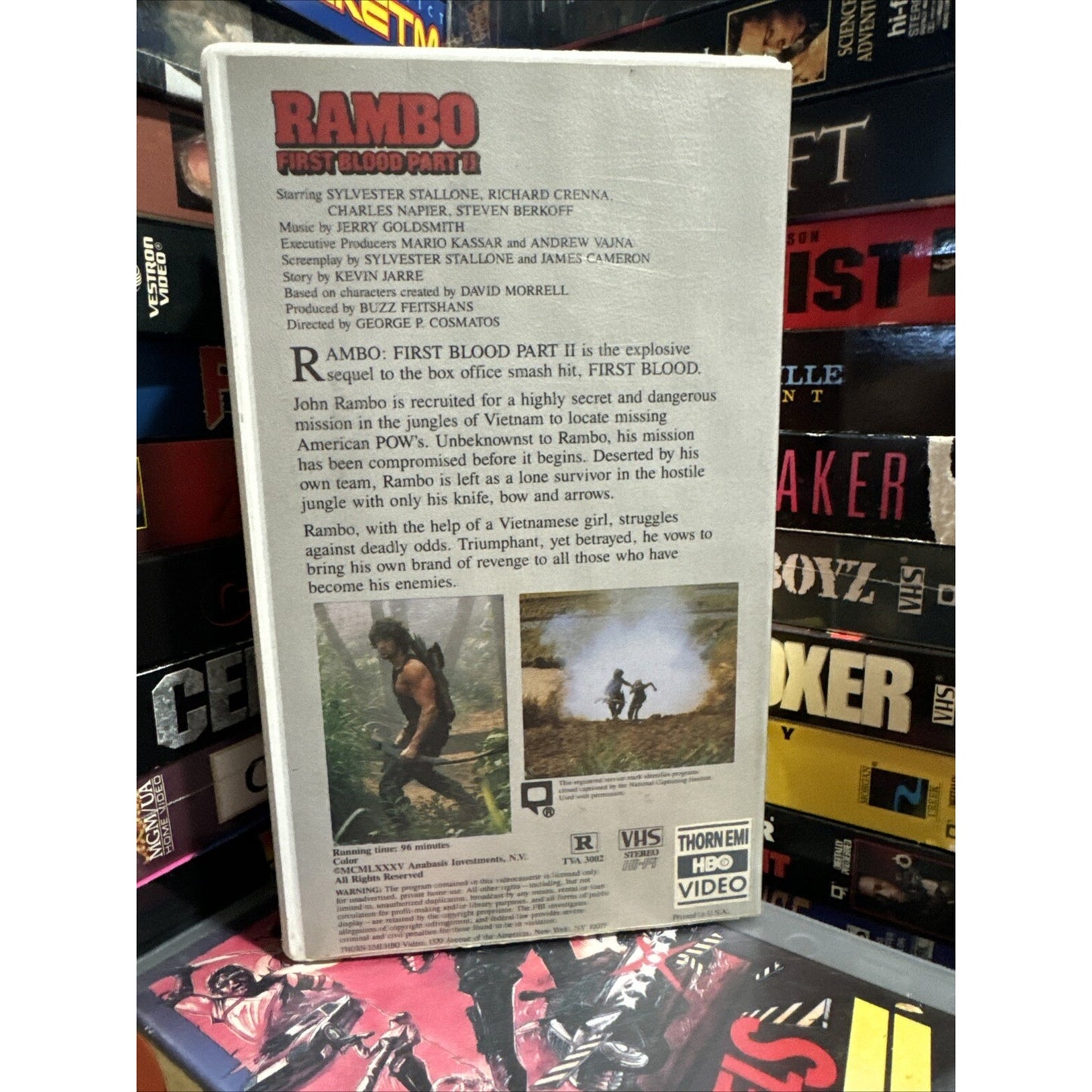 Rambo First Blood Part II - VHS Used