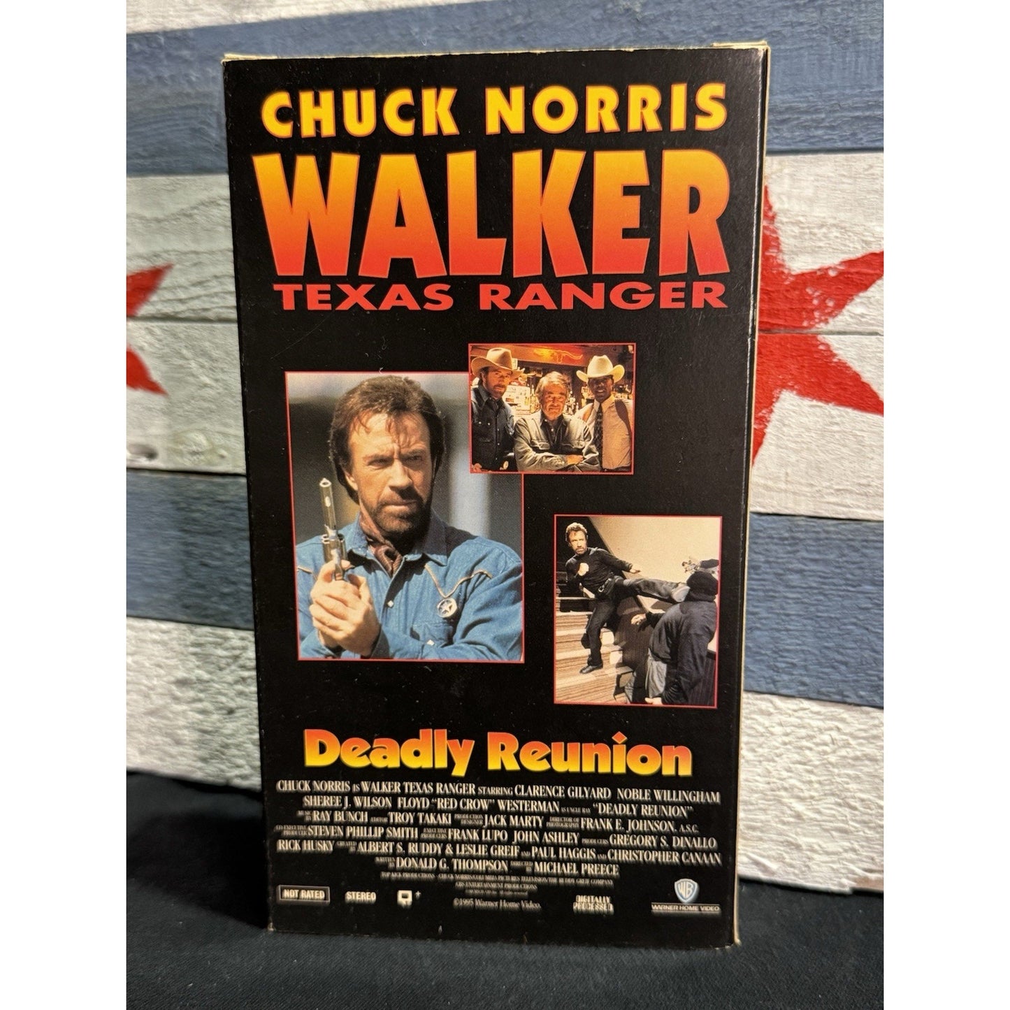 Walker Texas Ranger Deadly Reunion Promo Screener - VHS Used