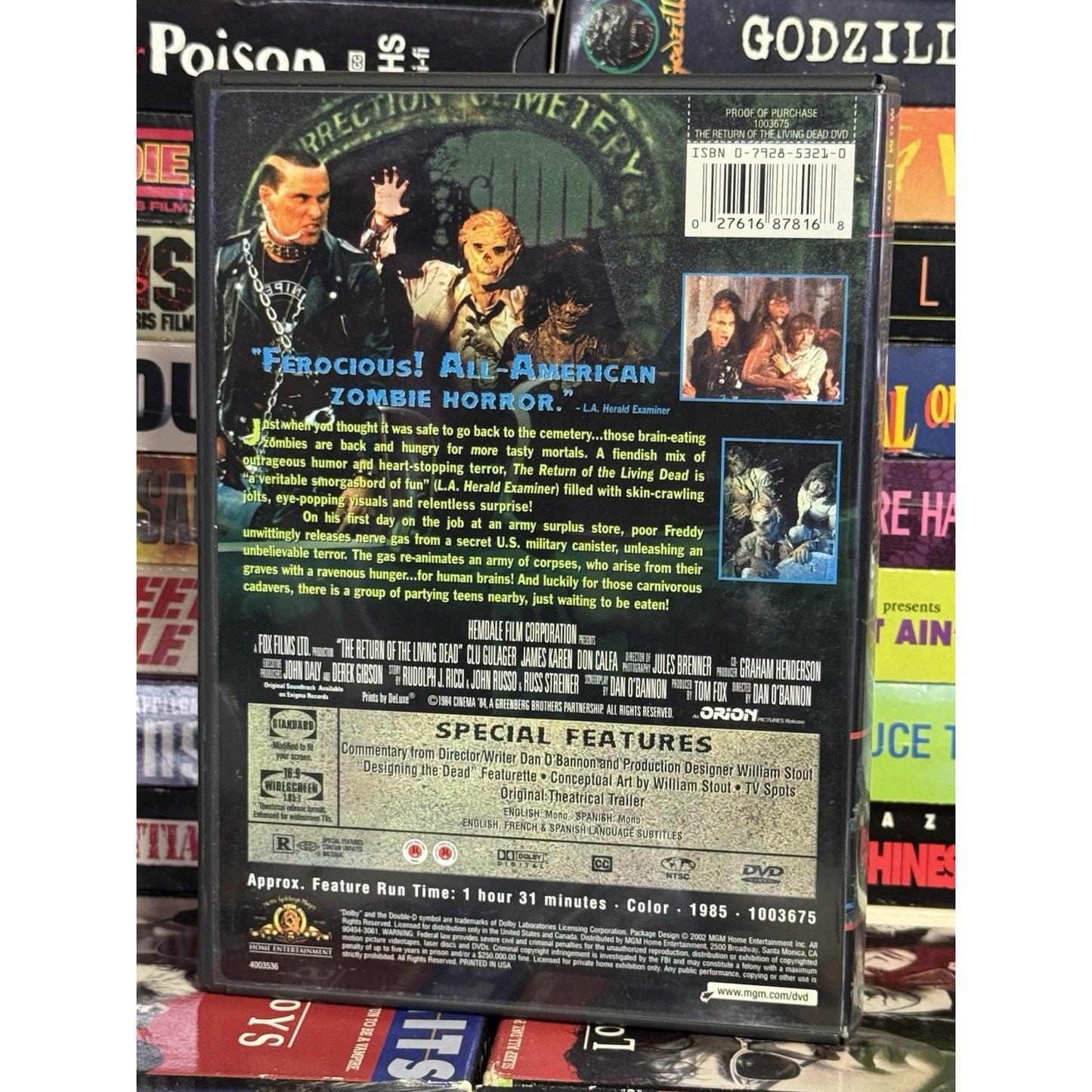 Return of the Living Dead - DVD Used