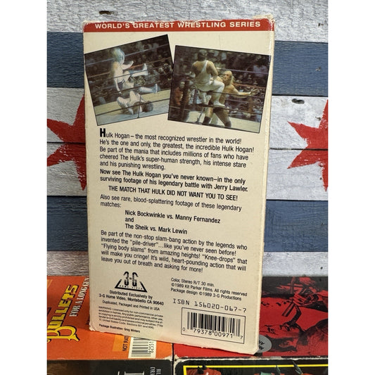 Hulk Hogan The Missing Matches Wrestling - VHS Used