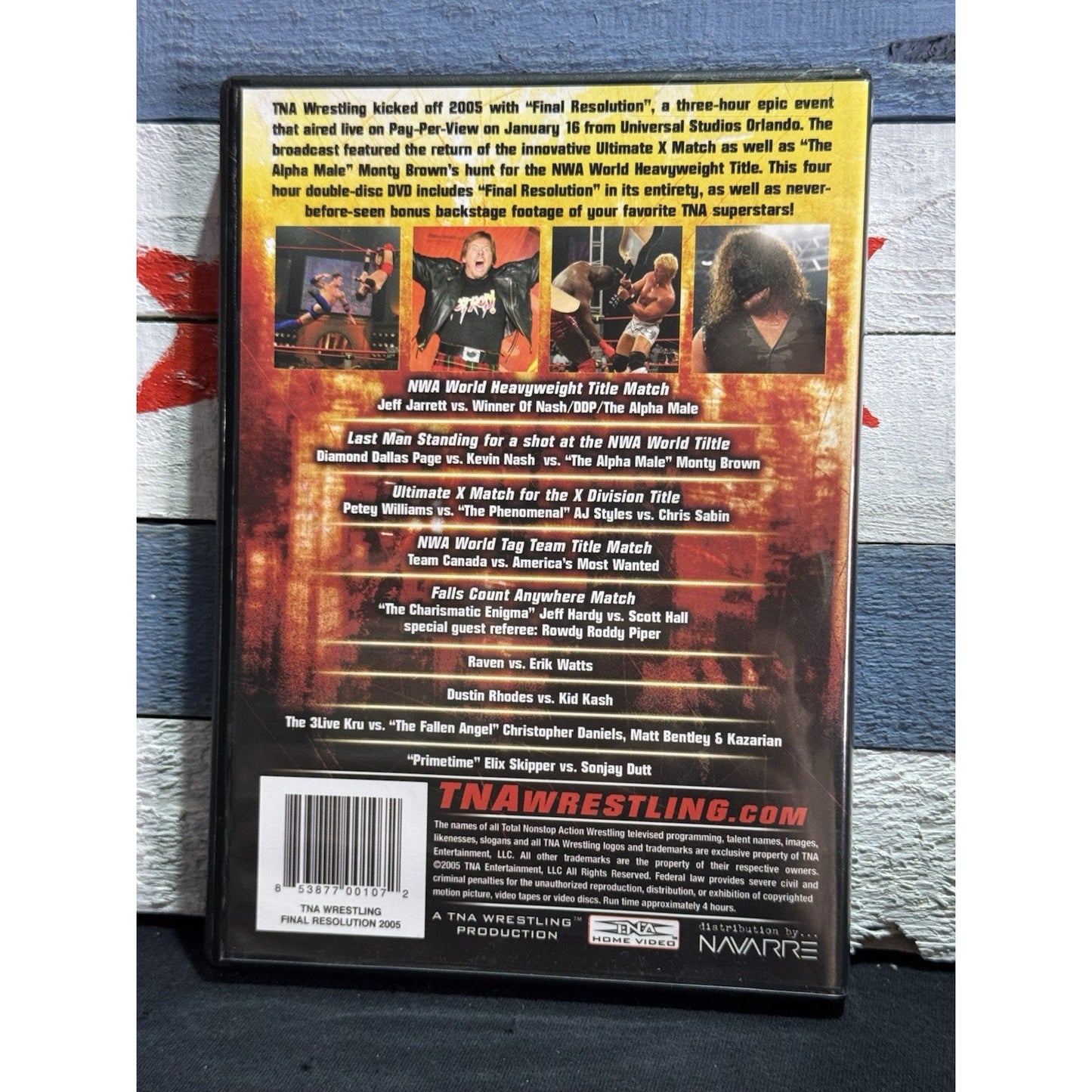 TNA Wrestling - Final Resolution - DVD Used