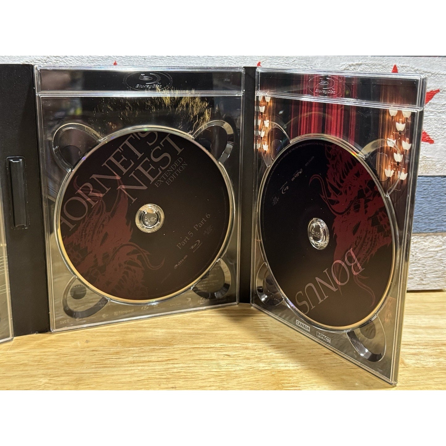 Dragon Tattoo Trilogy Collection Extended Edition Uncut Unrated 4-Disc - Blu-Ray Used