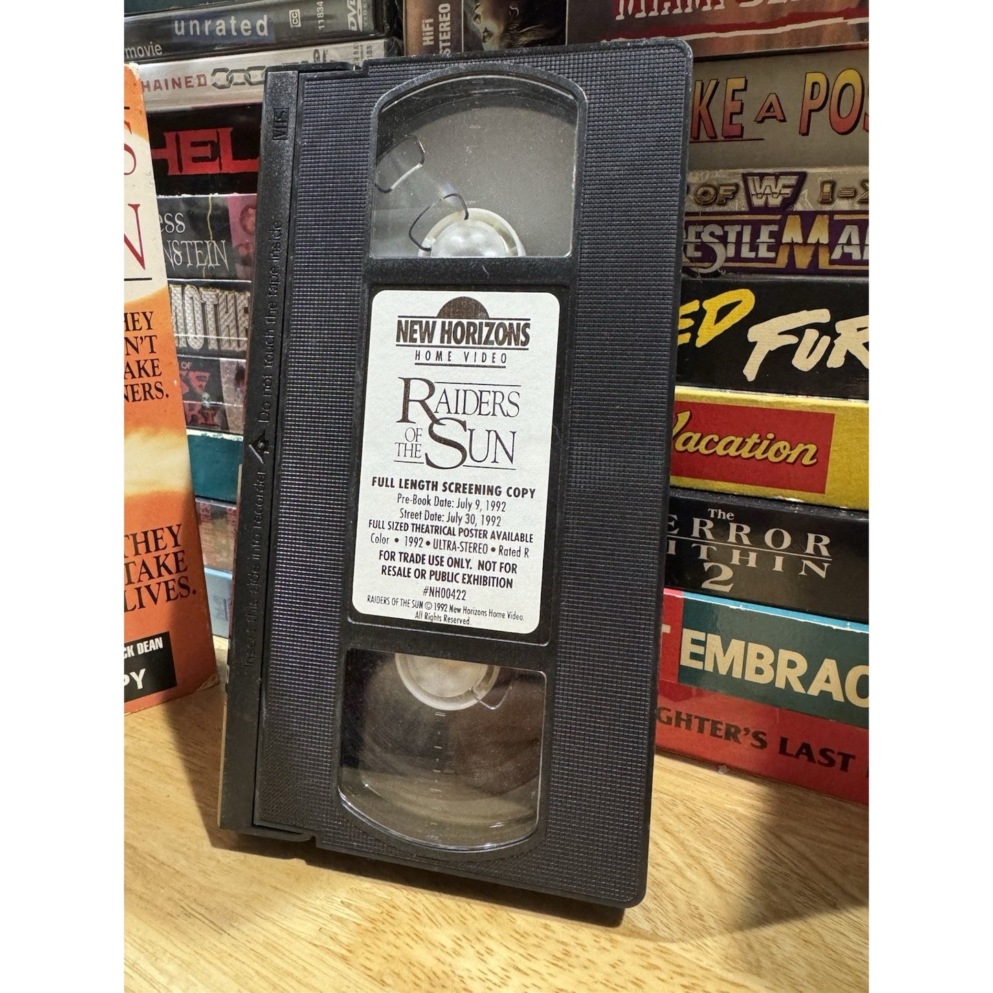 Raiders Of The Sun Promo Screener - VHS Used