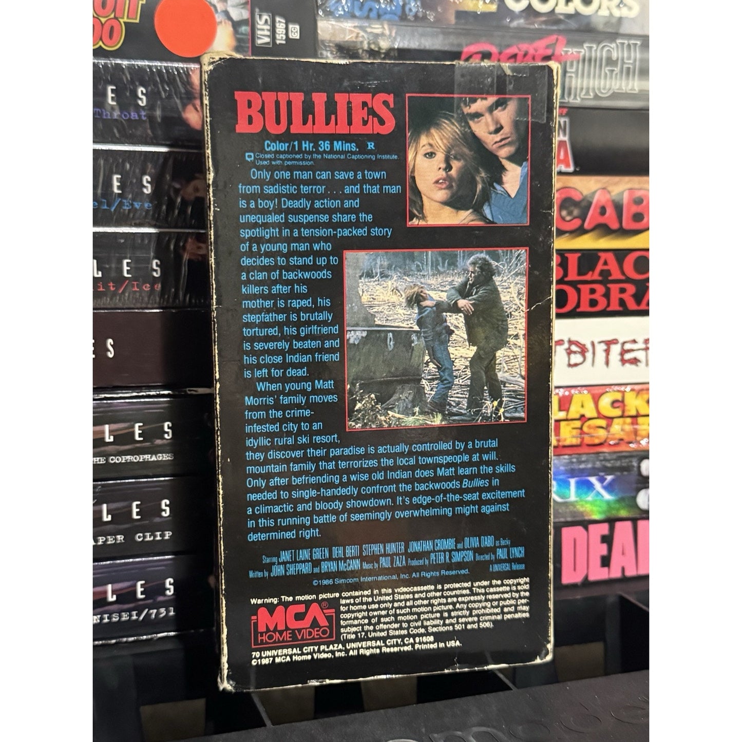 Bullies - VHS Used